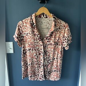 stars above printed pajama set